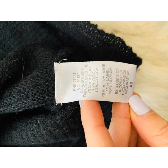 Wildfox Knit Sweater in black size XS - Picture 7 of 8